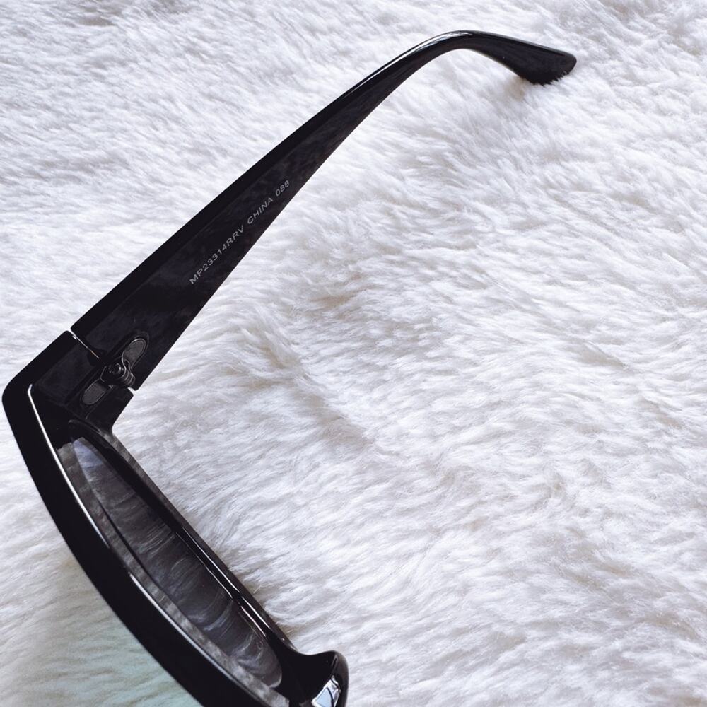 Francis Mirrored Red with Black Rim Sunglasses - Picture 8 of 14